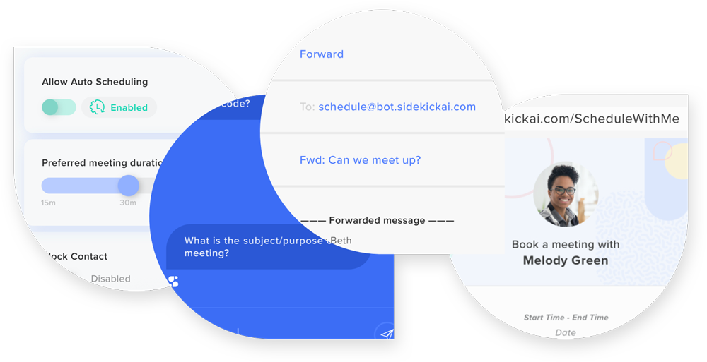 4-ways-schedule Forwarding Emails to Sidekick