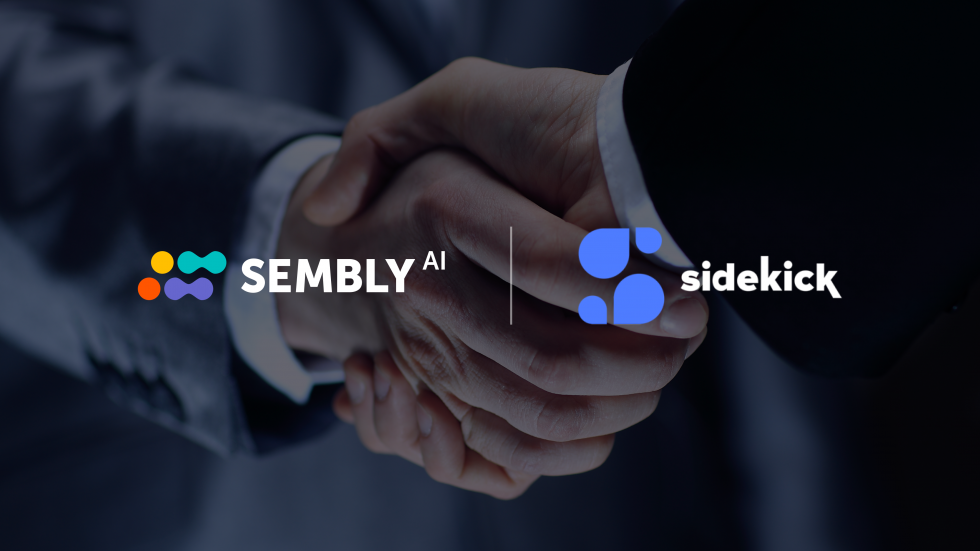 Sidekick Ai Partners with Sembly AI Sidekick